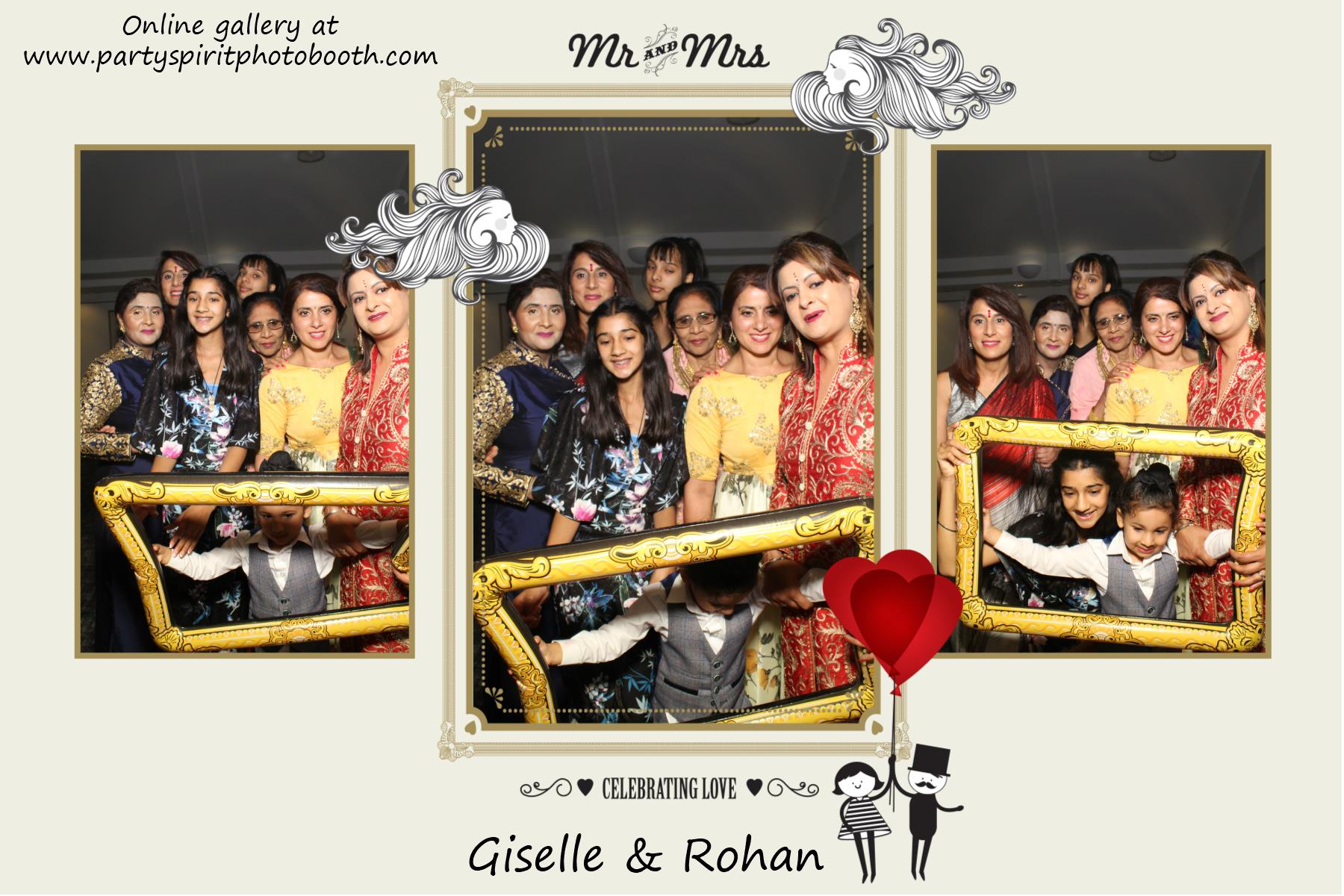 Giselle and Rohan's Wedding | View more photos from the event at gallery.partyspiritphotobooth.com/u/PartySpiritPhotoBooth/Giselle-and-Rohans-Wedding